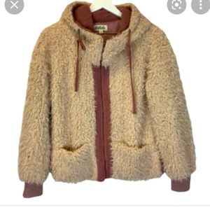Hooded Shaggy Jacket